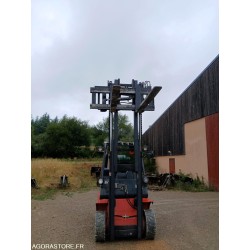 Chariot élévateur mat vertical Fenwick Linde H35T 3.5T                                                      France compact