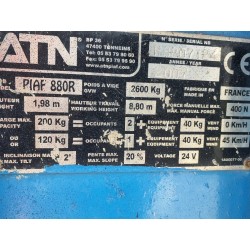 Nacelle ATN 880R - 2007 8m | France Compact