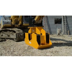 Plaque compactage hydraulique sur pelle 11T / 25T