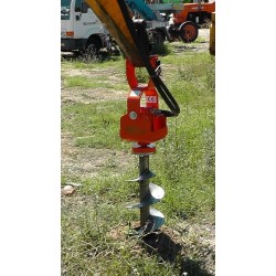 Tarière pour mini pelle jusqu'a 2T