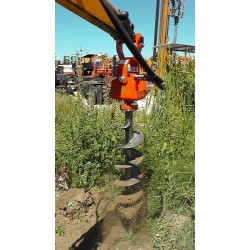 Tarière pour mini pelle jusqu'a 2T
