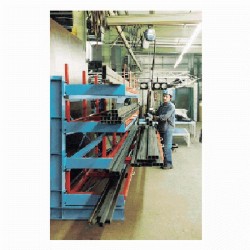 Stockage à tiroirs pour charges longues 4 niveaux