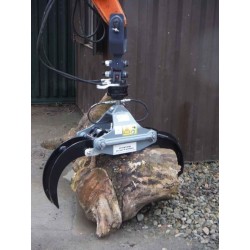 Platine à double articulation pour grappin
