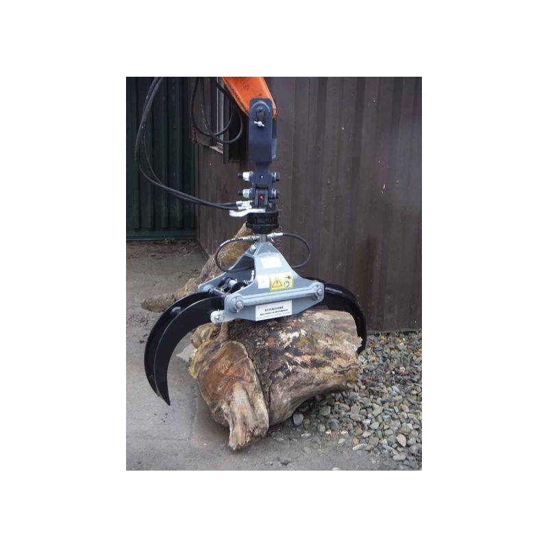 Platine à double articulation pour grappin