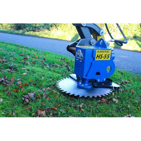 Scie circulaire Slanetrac HS55 - Vue de face sur lame de coupe