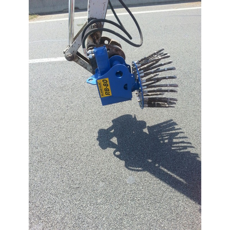 Brosse hydraulique pour mini pelle de 1 à 9 Tonnes