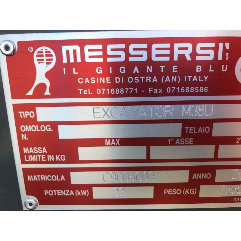 Mini pelle MESSERSI M-38U