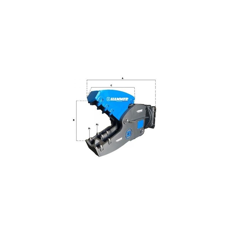 BROYEUR ROTATIF 360° FR15 Pelle 15 - 22T