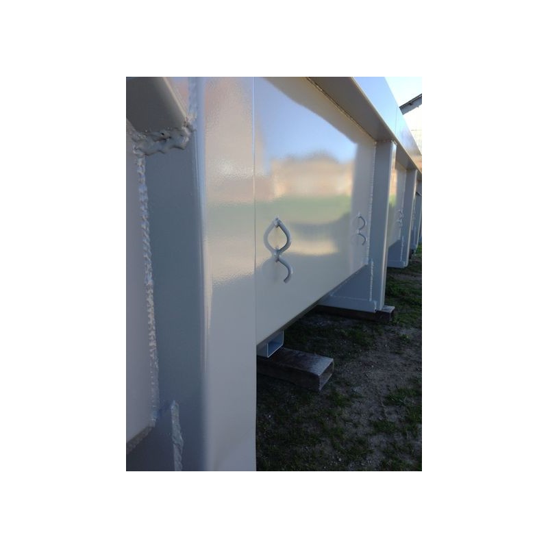 BENNE POLYBENNE GRAVATS CLASSE 2  L 6000 x lg 2300 x ht 750mm