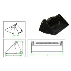 Godet 4 en 1 pour porte outils POWERPAC ML300 ML350