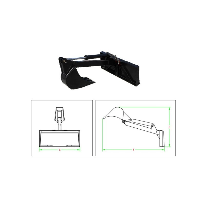 Pelleteuse pour porte outils ML300 ML350