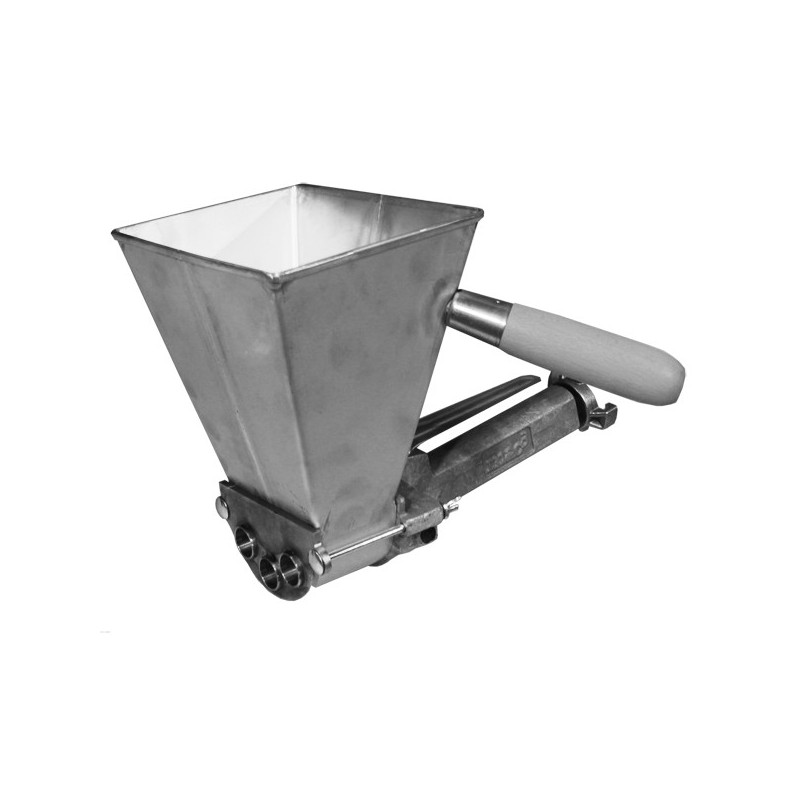 Coffret sablon pour projection et jointoiement de pierres