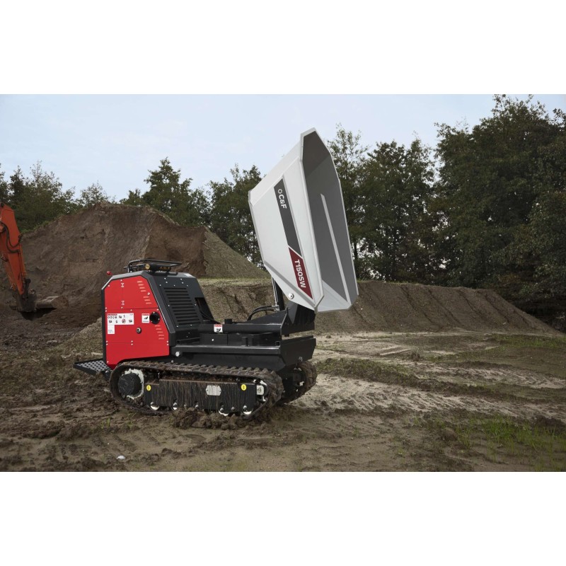 Mini dumper chenilles CU 1500kg - NU
