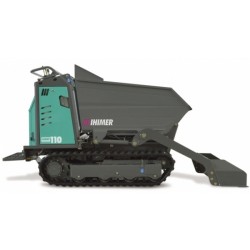Mini-transporteur hydrostatique CARRY 110C sur chenilles caoutchouc avec benne et pelle chargeuse