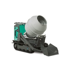Mini-transporteur hydrostatique CARRY 110C sur chenilles caoutchouc avec benne et pelle chargeuse