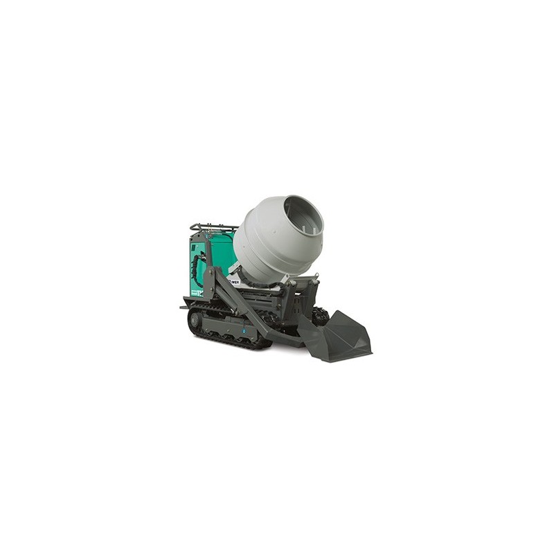 Mini-transporteur hydrostatique CARRY 110C sur chenilles caoutchouc avec benne et pelle chargeuse