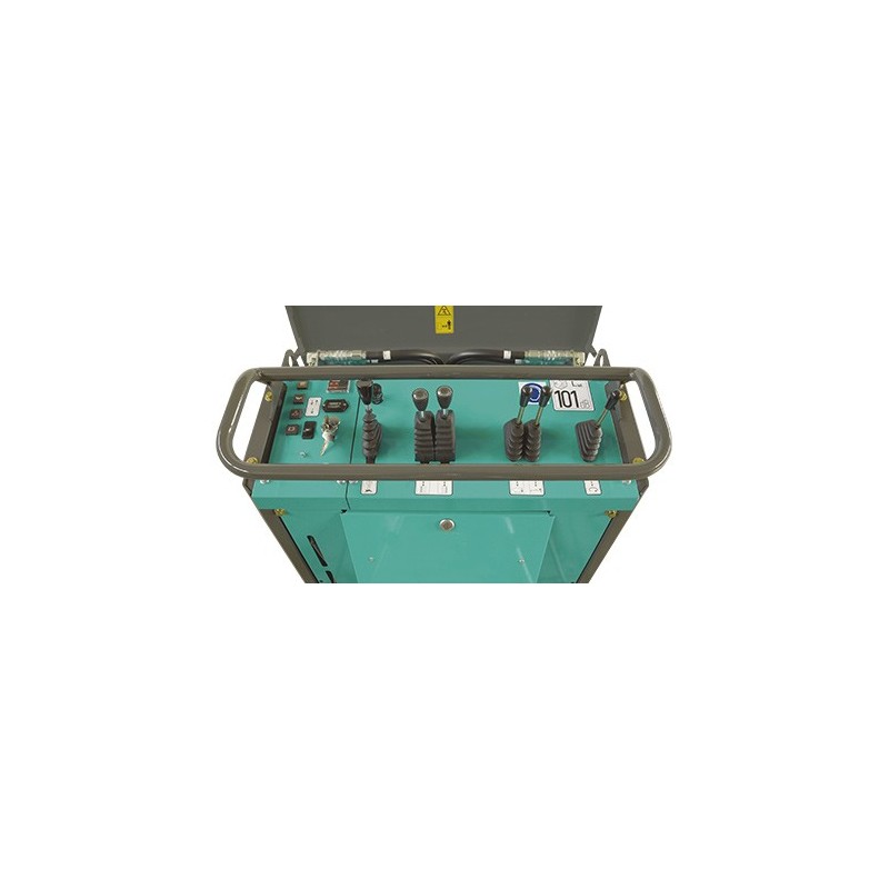 Mini-transporteur hydrostatique CARRY 110C sur chenilles caoutchouc avec benne et pelle chargeuse