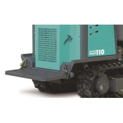 Mini-transporteur hydrostatique CARRY 110C sur chenilles caoutchouc avec benne et pelle chargeuse