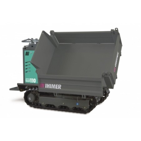 Mini Dumper CARRY 110T sur chenilles caoutchouc tribenne