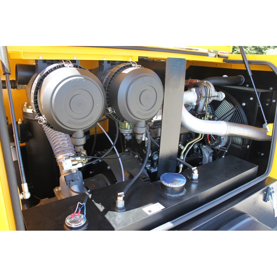 Compresseur de chantier diesel MSP 3000 sur essieu MAC3 - 2,9 m3/min 7 bar MAC3 - Fabrication française