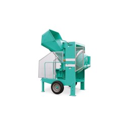Bétonnière à chargeur hydraulique BRO à cuve basculante IMER