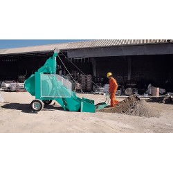 Bétonnière à chargeur hydraulique BIO à tambour horizontal IMER