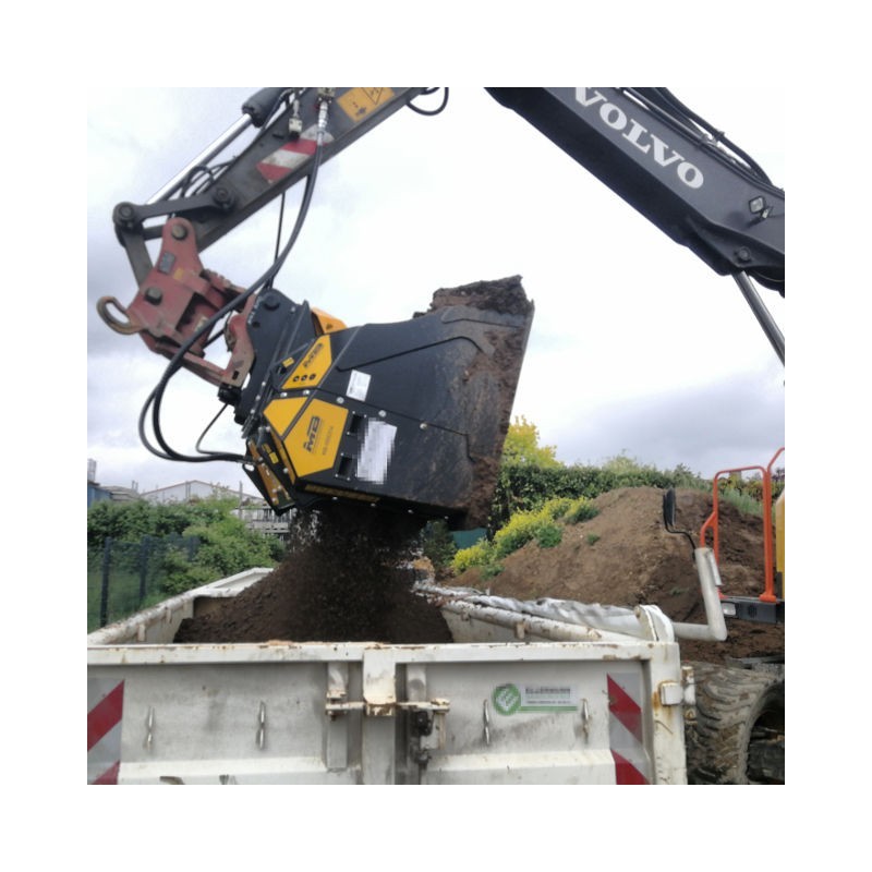 Godet cribleur broyeur MB pour pelle de 6T à 20T