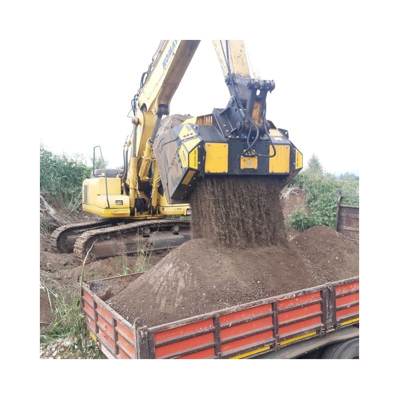 Godet cribleur broyeur MB pour pelle de 9T à 24T