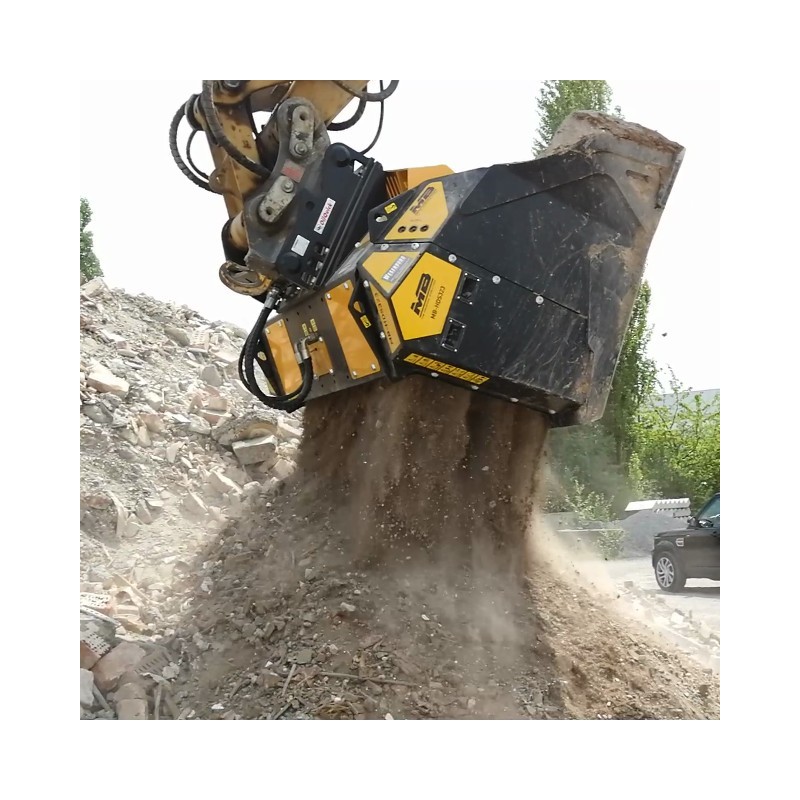 Godet cribleur broyeur MB pour pelle de 10T à 35T