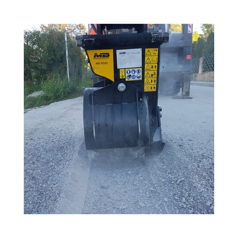Fraise hydraulique MB pour pelle de 3.5T à 11T