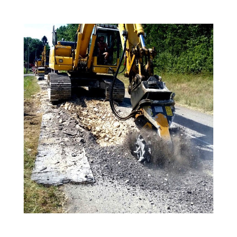 Fraise hydraulique MB pour pelle de 6T à 13T