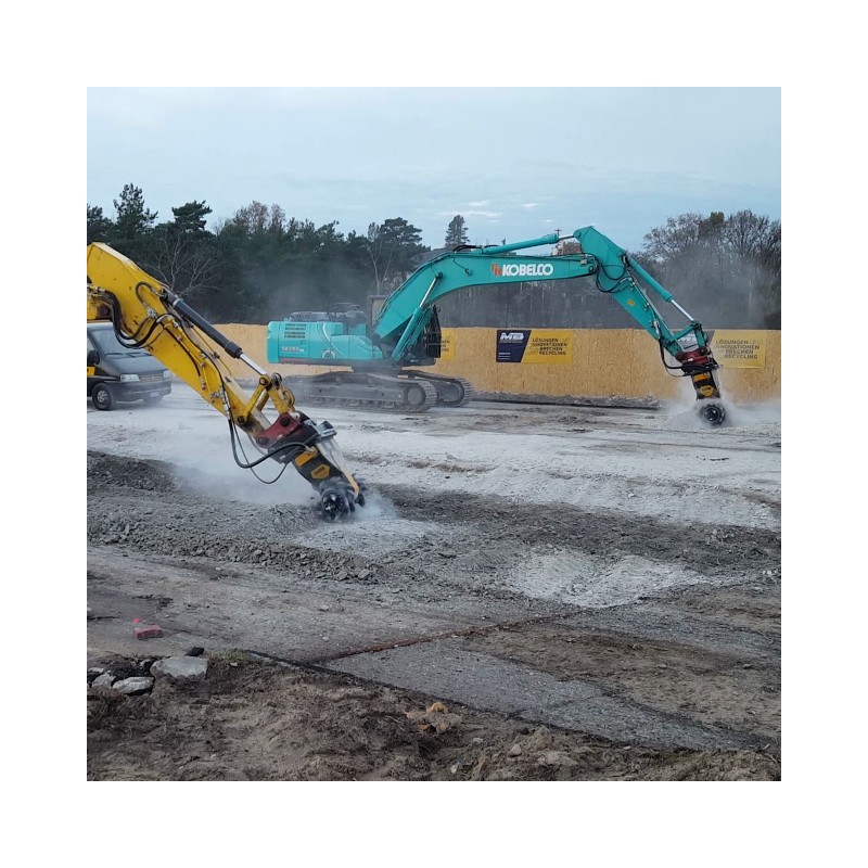 Fraise hydraulique MB pour pelle de 10T à 22T