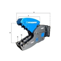 BROYEUR ROTATIF 360° FR04 Pelle 5 - 12T