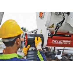 Godet malaxeur 450 L TELESCO - Vidage latéral