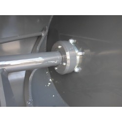 Godet malaxeur 450 L vidage par dessous -TELESCO