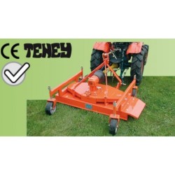 Tondeuse arrière 120 cm avec hauteur de coupe réglable pour micro tracteur