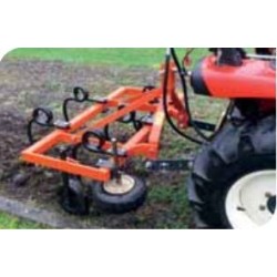 Cultivateur à dents ressort, pattes d'oie pour micro tracteur