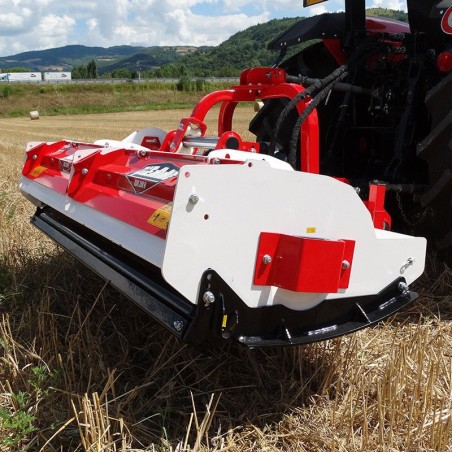 Broyeur fixe à rateau postérieur à déport hydraulique pour tracteur de 60 Chevaux à 90 Chevaux