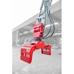 Pince de tri rotative et de démolition MARTIN pour pelle de 4T à 16T                              France compact