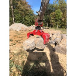 Pince de tri rotative et de démolition MARTIN pour pelle de 4T à 16T                              France compact
