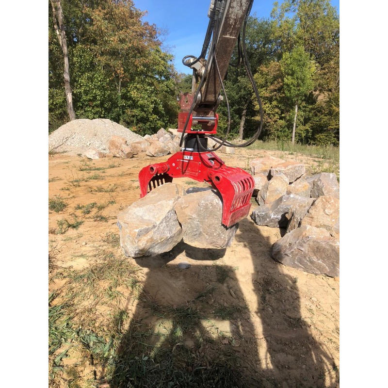Pince de tri rotative et de démolition MARTIN pour pelle de 4T à 16T                              France compact
