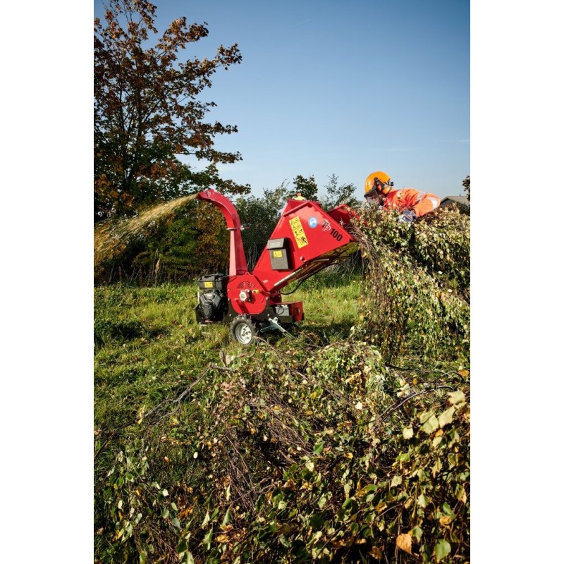Déchiqueteuse de branches et de végétaux TP100 Mobile