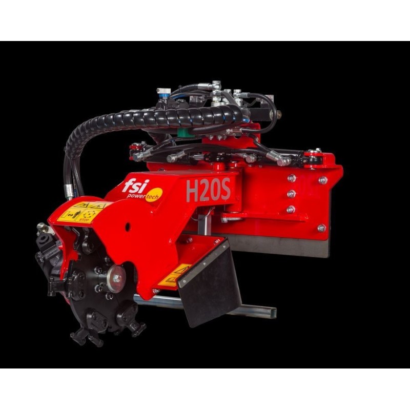 Rogneuses de souches pour porte outils