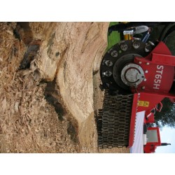 Rogneuses de souches pour tracto pelle et pelle