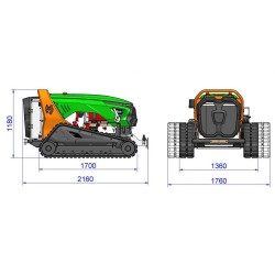 Porte outils Débroussailleuse  LV600 GREEN CLIMBER