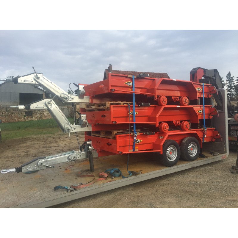 Remorque Porte Engins Routière 3.5T DEVES S35