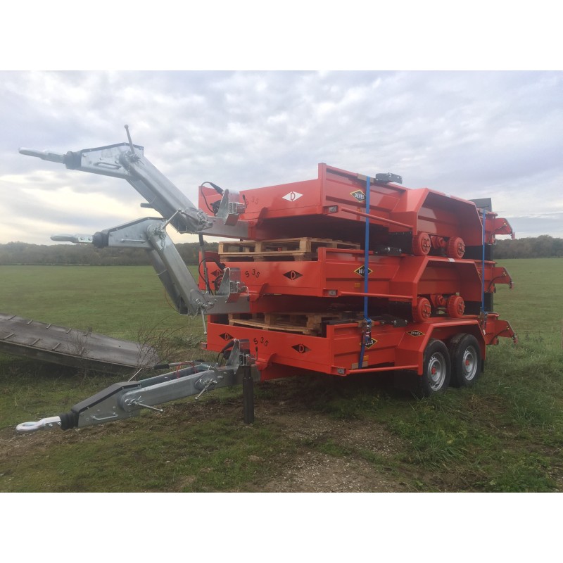 Remorque Porte Engins Routière 3.5T DEVES S35