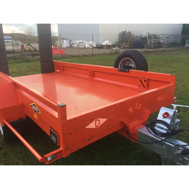 Remorque Porte Engins Routière 3.5T DEVES S35