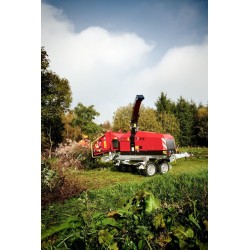 Déchiqueteuse de branches TP215 MOBILE DOUBLE ESSIEUX TOURELLE