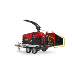Déchiqueteuse de branches TP280 MOBILE DOUBLE ESSIEUX